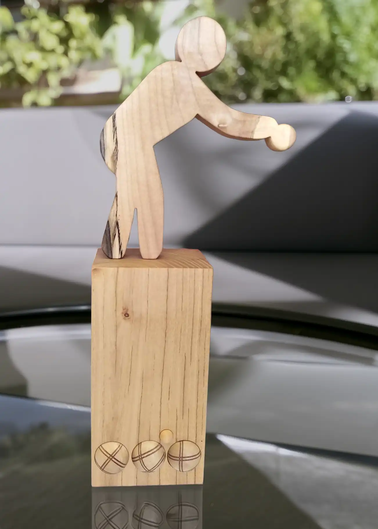 Joueur de pétanque - commande personnalisée